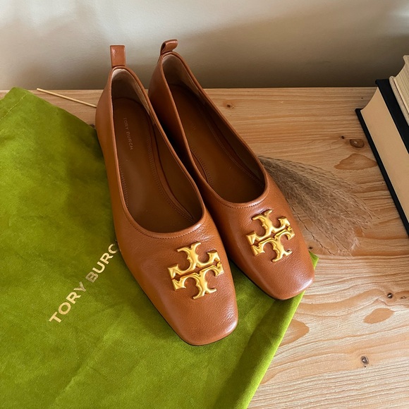 Tory Burch leather brown ballet slip on - Picture 3 of 8
